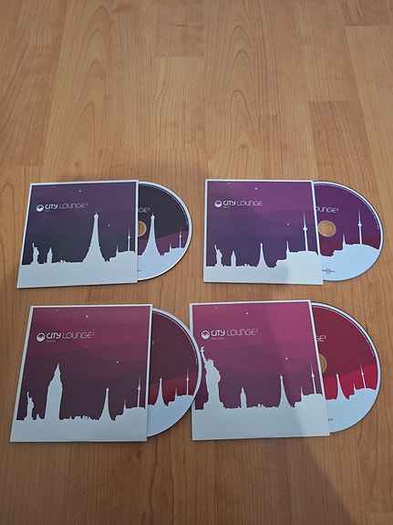 Myydään City Lounge 2 cd kokoelma, 4 levyä