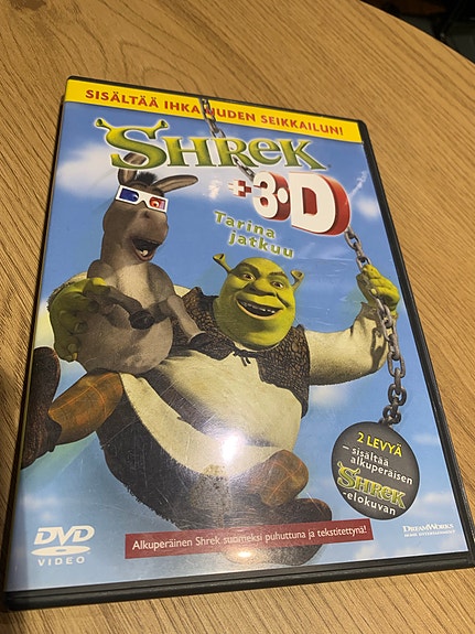 Shrek 3 DVD-elokuva suomenkielisellä tekstityksellä