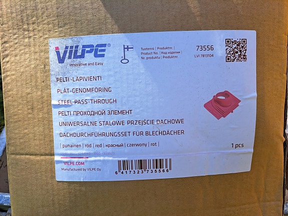 Tuuletusputki ja läpivientisarja