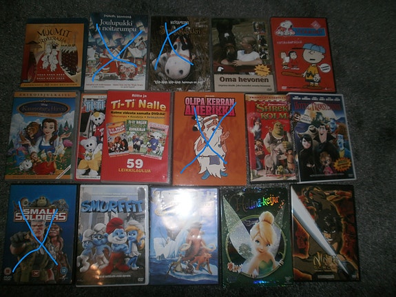 Lasten elokuvia dvd