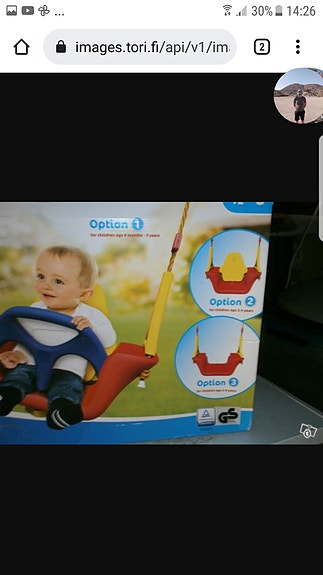Sisä keinu lapselle