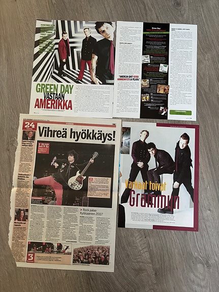 Green day lehtiartikkelit 1