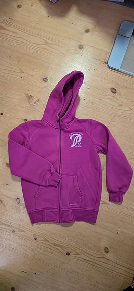 Pinkki Peakin huppari koko 150