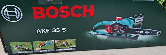 Bosch sähkökäyttöinen ketjusaha AKE 35 S. Moottorisahat