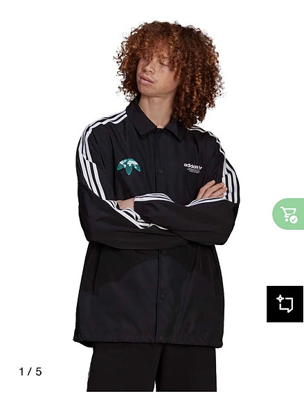 Adidas Musta Takki Miehet S