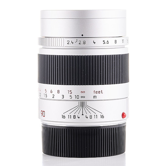 Leica Summarit-M 90mm f/2.4 (11685) -objektiivi (käytetty)