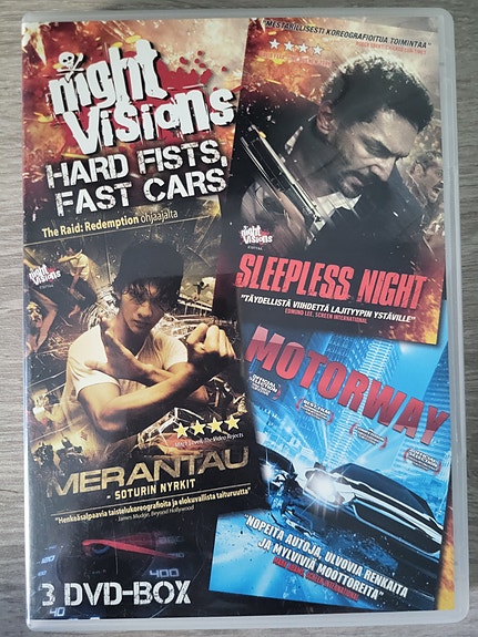 Night Visions kokoelma Dvd