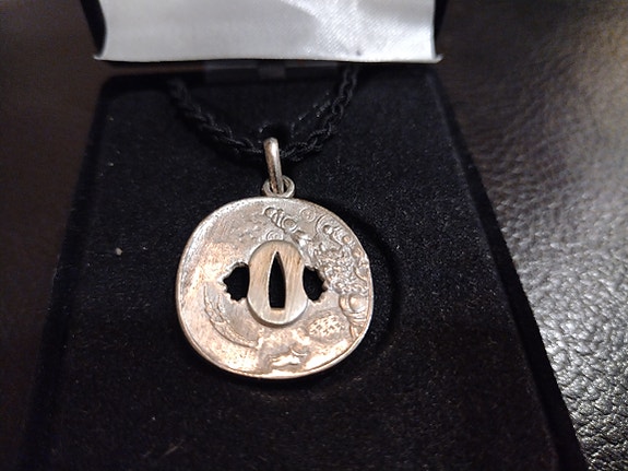 Crane Tsuba.