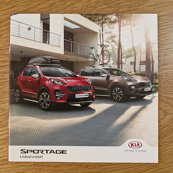 Kia Sportage Lisävarusteet -esite 2018
