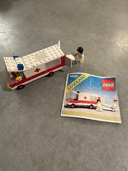 Lego Legoland 6680 Ambulanssi - Vintage 1981