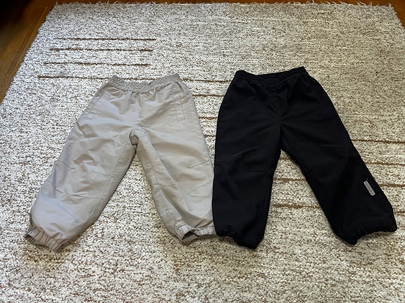 Icepeak lasten softshell housut 92 musta ja Ciraf syksyhousut