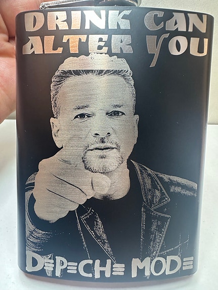 Dave Gahan Depeche mode teräs taskumatti