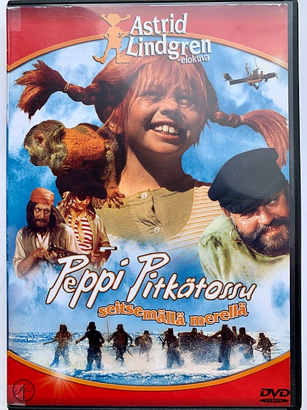 Peppi Pitkätossu seitsemällä merellä DVD