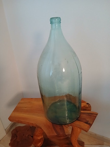 Vihreä lasipullo 20 L