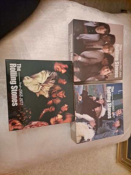 Rolling Stones singles boxit
