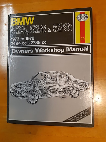 BMW 525, 528 &528i vm 1973-1978 korjaamokäsikirja