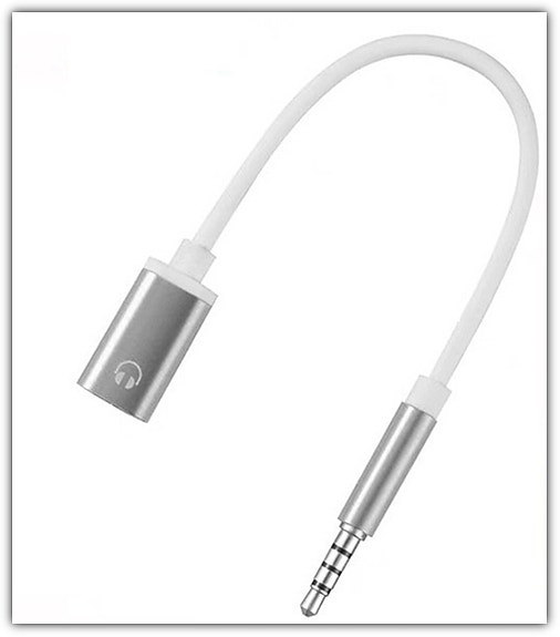 Audioadapteri 3.5mm Uros - USB-C Naaras (Analoginen)