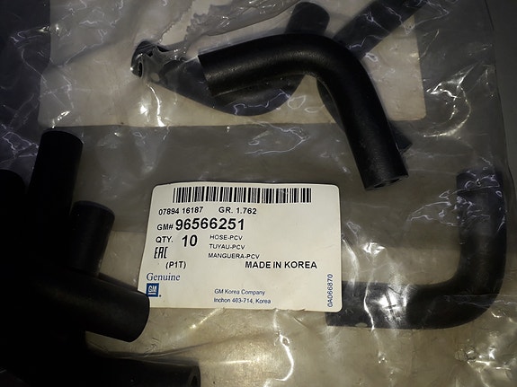 Moottorin huohotinputki Daewoo / Chevrolet Kalos / Aveo