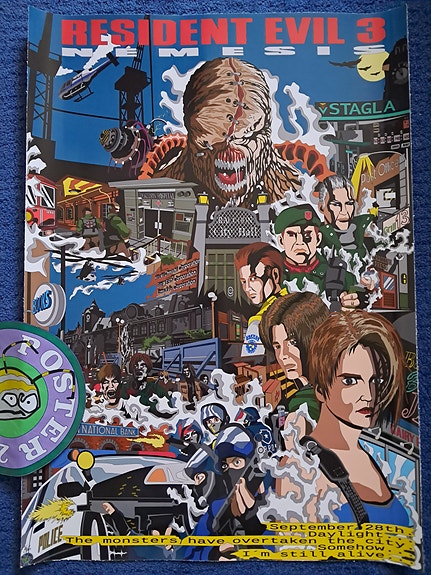 Resident evil 3 A1 juliste