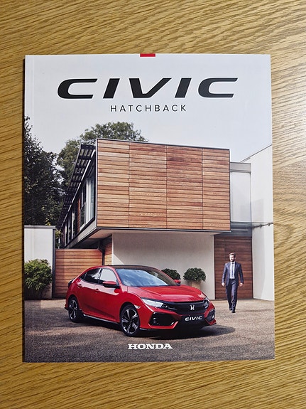 Honda Civic hatchback -esite 2018