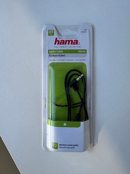 Audio kaapeli, 3,5mm, uusi