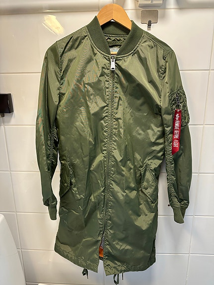 Alpha Industries vihreä parkatakki xs