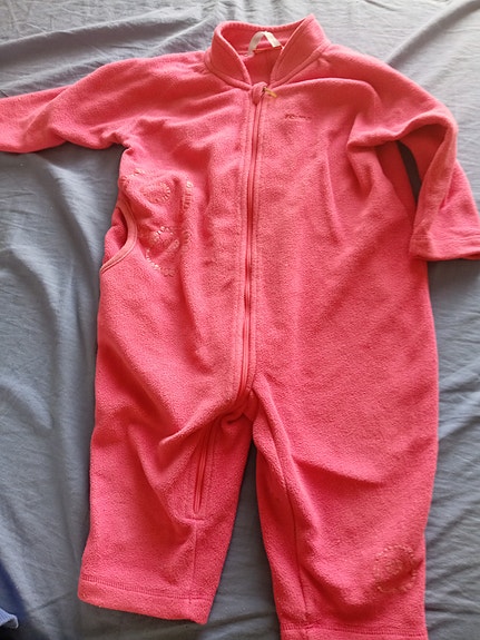 Reima fleece haalari 74 vaaleanpunainen