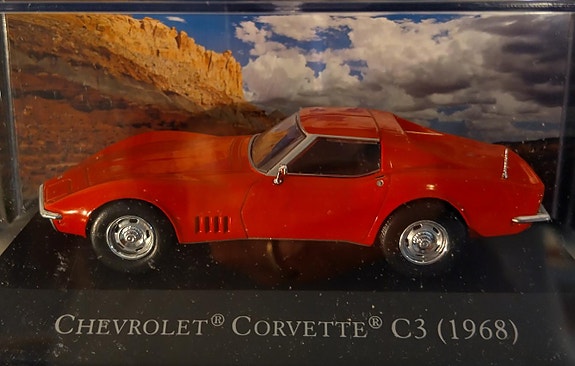 Pienoismalli Chevrolet Corvette C3 1968  1/43