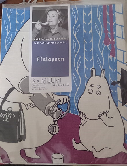Finlayson Muumi-keittiöpyyhesetti, 3 pyyhettä