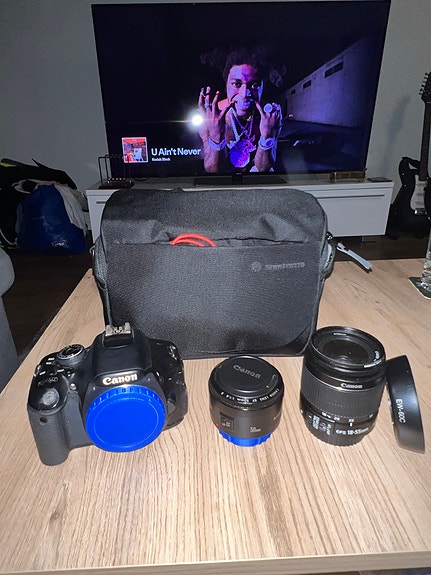 Canon 600D ja muutama objektiivi