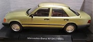 Pienoismalli Mercedes W124 vihreä  1/18