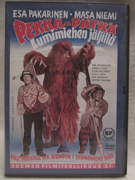 Pekka ja Pätkä lumimiehen jäljillä dvd
