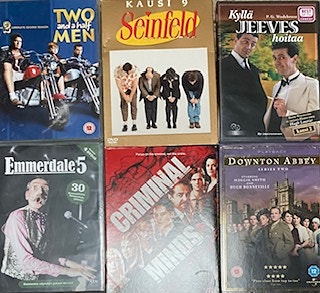 Priimat/hyvät dvd sarjat mm. Lost, Jeeves, Southpark, Girls, Scrubs, Kummeli..