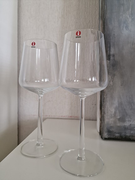 Iittala punaviinilasit