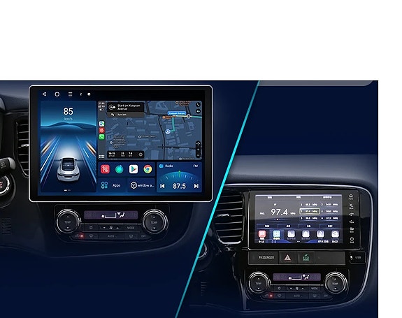 Android soitin 13.1" näytöllä Mitsubishi Outlander 2012-2018