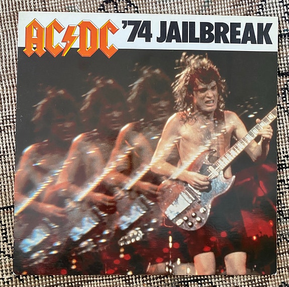 AC/DC ’74 Jailbreak vinyyli, 1984