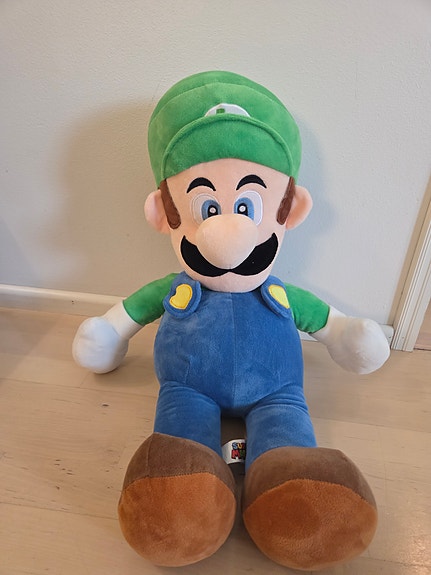 Super Marion iso Luigi pehmolelu