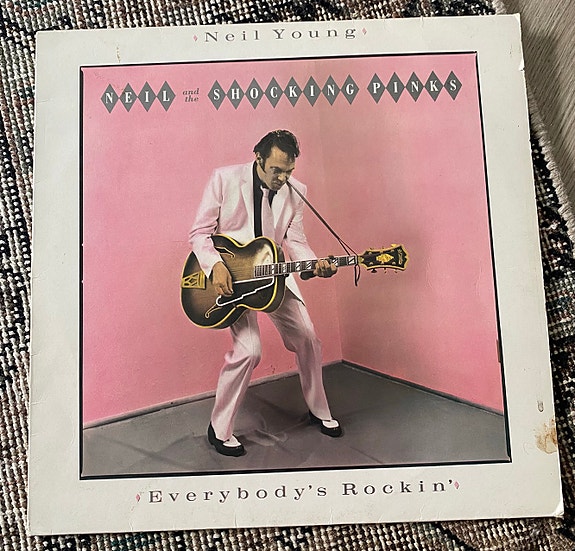 Neil Young, Everybody’s Rockin’ vinyyli LP 1983