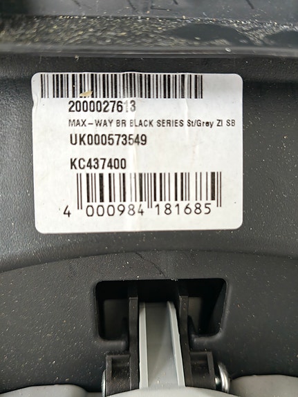 Britax Römer Max-Way Turvaistuin 25 kg harmaa