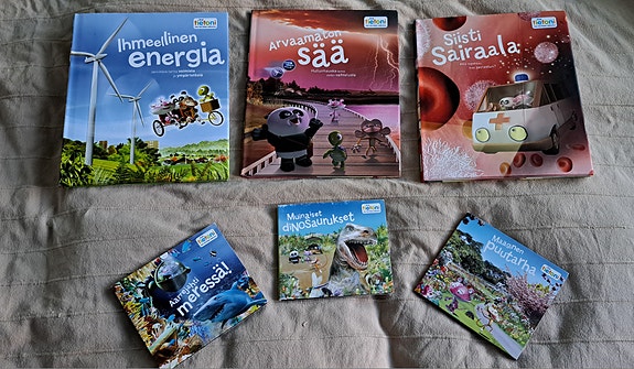 Ensi tietoni kirjoja ja cd levyjä