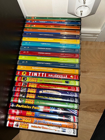Tintti dvd levyjä