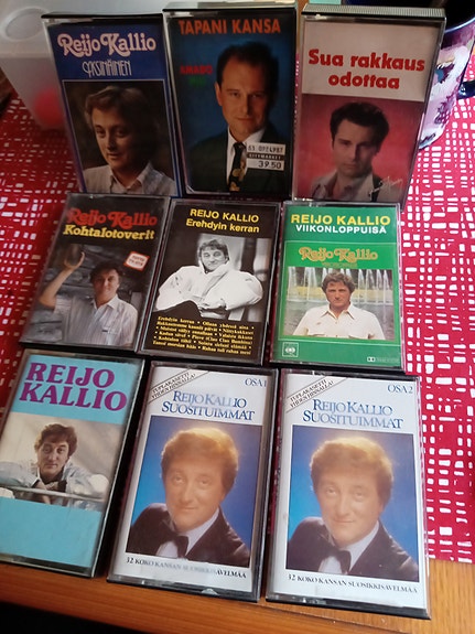 Reijo kallio ja Tapani Kansa c kasetteja