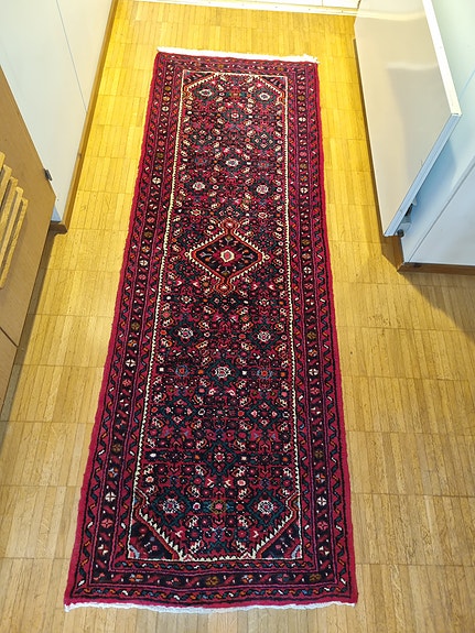 Laadukas käsinsolmittu itämainen villamatto (tiheästi solmittu)