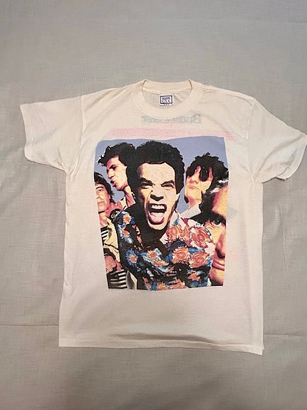 Rolling Stones "Steel Wheels" North American Tour 1989 Vintage T-paita