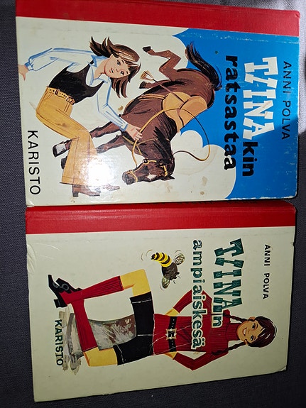 Anni Polva Tiina kirjat x2