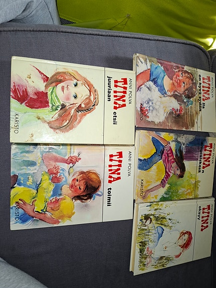 Anni Polva Tiina Lastenkirjat Sarja 5 kpl