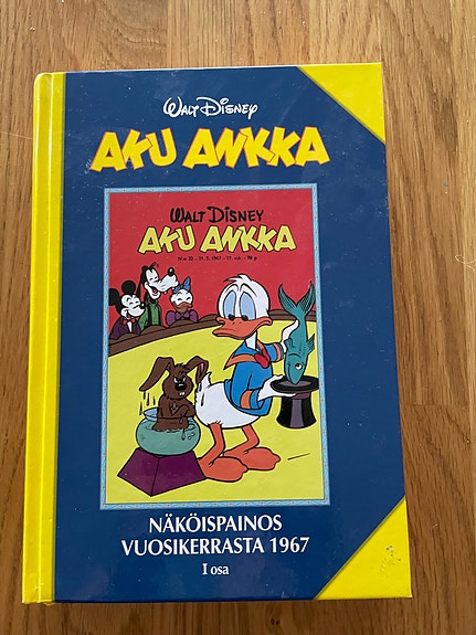 Walt Disney Aku Ankka Näköispainos Vuosikerrasta 1967 Sarjakuva