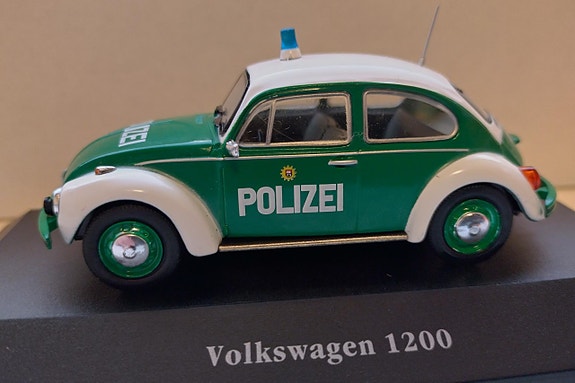 Pienoismalli VW  1200 Kupla Polizei 1977     1/43