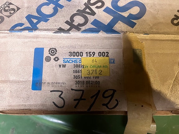 VW Golf/Jetta/Scirocco 1.5/1.6 Kytkinsarja Sachs 74-91