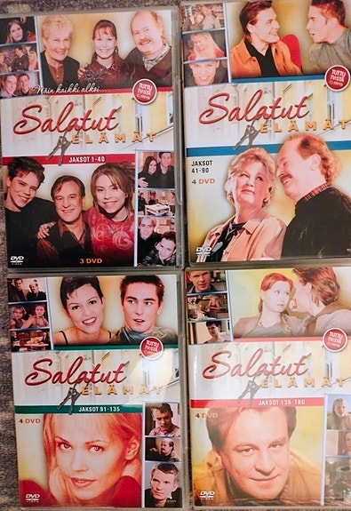Salatut elämät jaksot 1 - 180 dvd